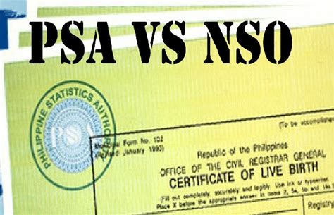 psa and nso the same|PSA (NSO) Online Certificates Worldwide Delivery.